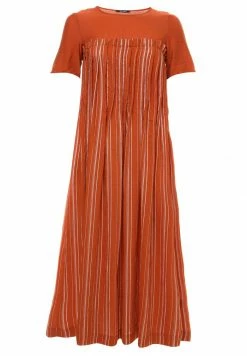 Madam-T Snura - Robe De Jour - Ingwer, Weiß -Madam-T Soldes 2022 f447c685e3004378877415603c385695