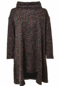 Madam-T SHELBY - Robe Pull - Dunkelgrau Rot -Madam-T Soldes 2022 f508ddb23f504023a03fae17a9692f1d