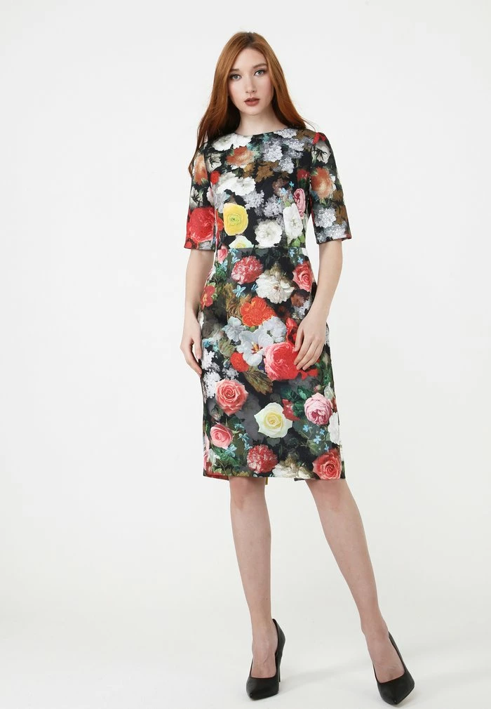 Madam-T Robe De Jour - Schwarz-weiss 2 Madam-T Robe De Jour - Schwarz-weiss – Image 2