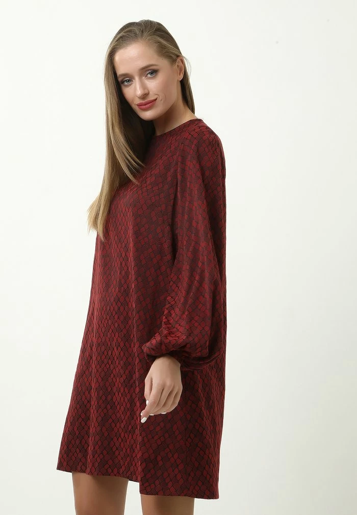 Madam-T KREAMA - Robe De Jour - Kastanienbraun 6 Madam-T KREAMA - Robe De Jour - Kastanienbraun – Image 6