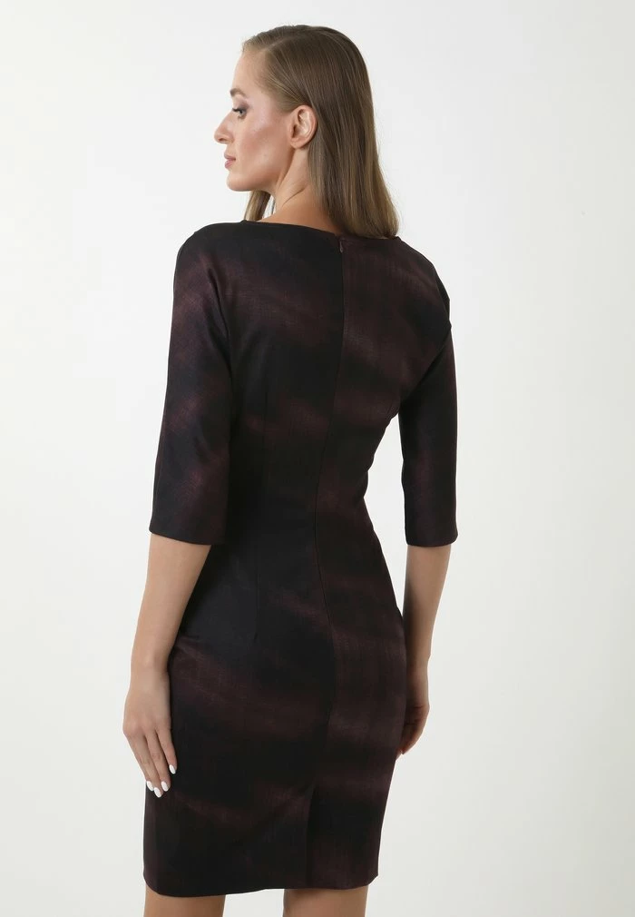 Madam-T PIHTA - Robe Fourreau - Lila, Schwarz 3 Madam-T PIHTA - Robe Fourreau - Lila, Schwarz – Image 3