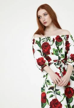 Madam-T GREENELLA - Robe De Jour - Milchig, Rot -Madam-T Soldes 2022 f62e6067924c44d68459ce7bf95668ab