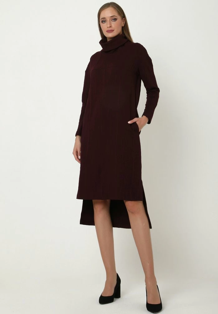 Madam-T ALLTAGS OTAVIA - Robe De Jour - Pflaume 7 Madam-T ALLTAGS OTAVIA - Robe De Jour - Pflaume – Image 7