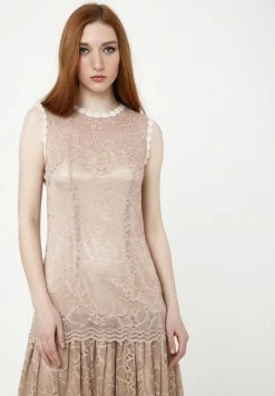 Madam-T OTILIA - Robe De Soirée - Beige -Madam-T Soldes 2022 f6a0e6f4d88e47e0b98250116861e226