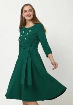 Madam-T Robe De Jour - Grün -Madam-T Soldes 2022 f6d1c39955f3447ca061c07768b3c99e