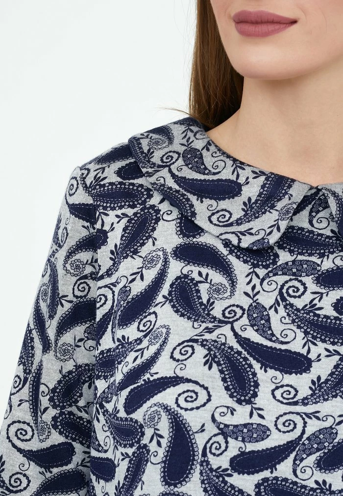 Madam-T IVONI - Robe De Jour - Grüne Farbe Blau 7 Madam-T IVONI - Robe De Jour - Grüne Farbe Blau – Image 7