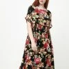 Madam-T OFELIA - Robe De Jour - Schwarz Burgund