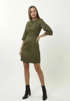 Madam-T SONATERA - Robe De Jour - Khakifarben -Madam-T Soldes 2022 f7341dceb4494f56a8fd584a86678cf1