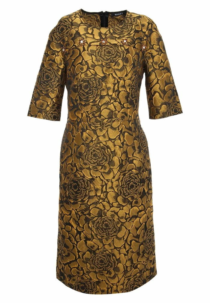 Madam-T NOELLA - Robe De Jour - Schwarz/senf 6 Madam-T NOELLA - Robe De Jour - Schwarz/senf – Image 6