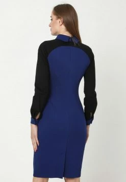 Madam-T JERSEYKLEID AVIRA - Robe De Jour - Indigo, Schwarz -Madam-T Soldes 2022 f9d74b406d98414d98f574054ce72d57