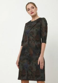 Madam-T JERSEYKLEID - Robe En Jersey - Grau Braun