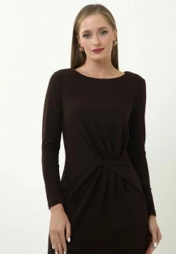 Madam-T LENIYA - Robe De Jour - Braun -Madam-T Soldes 2022 fa7bae76dbd847658f0f6fd8c5a91b29