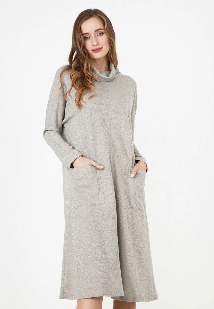 Madam-T TESSA - Robe De Jour - Hellgrau 1 Madam-T TESSA - Robe De Jour - Hellgrau