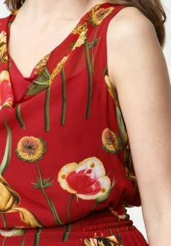 Madam-T ZAKIA - Robe De Jour - Wein Rot, Gelb -Madam-T Soldes 2022 fa9e80515cda4b5f949bfe84158b3e75