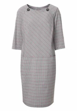 Madam-T FERULE - Robe Fourreau - Grau/ Pink -Madam-T Soldes 2022 faa3d8f6ccdf44f794c27b9c2ce3631a
