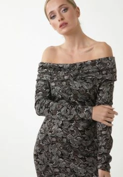 Madam-T JANINE - Robe Fourreau - Schwarz, Braun 8 Madam-T JANINE - Robe Fourreau - Schwarz, Braun -Madam-T Soldes 2022 face478dced54ad3863218fd5cbe2b49