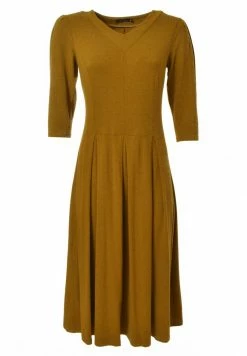 Madam-T Robe Fourreau - Senf -Madam-T Soldes 2022 fadd8e2a65ab4ca0996786081ab860be