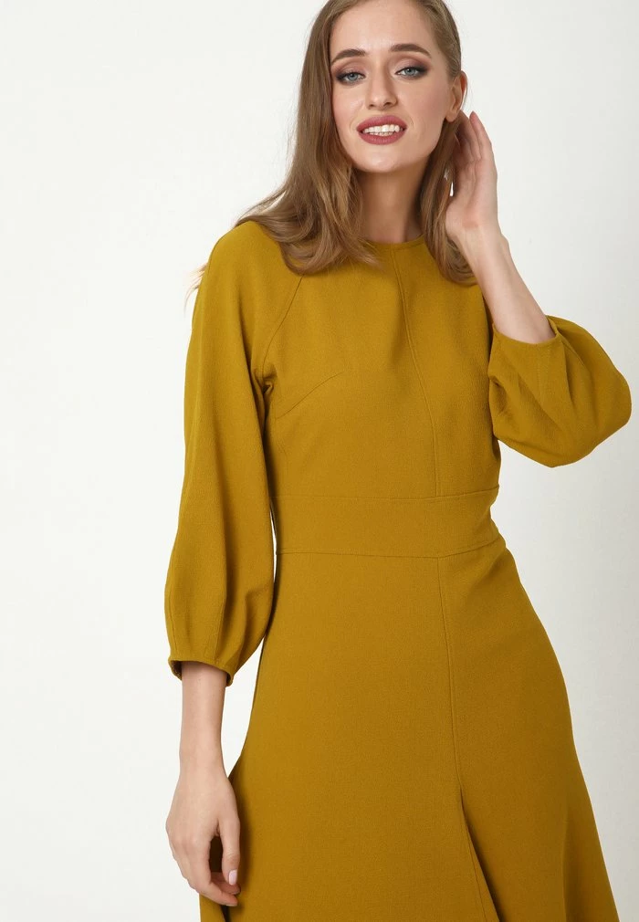 Madam-T CHARLOTTA - Robe Fourreau - Senf 5 Madam-T CHARLOTTA - Robe Fourreau - Senf – Image 5