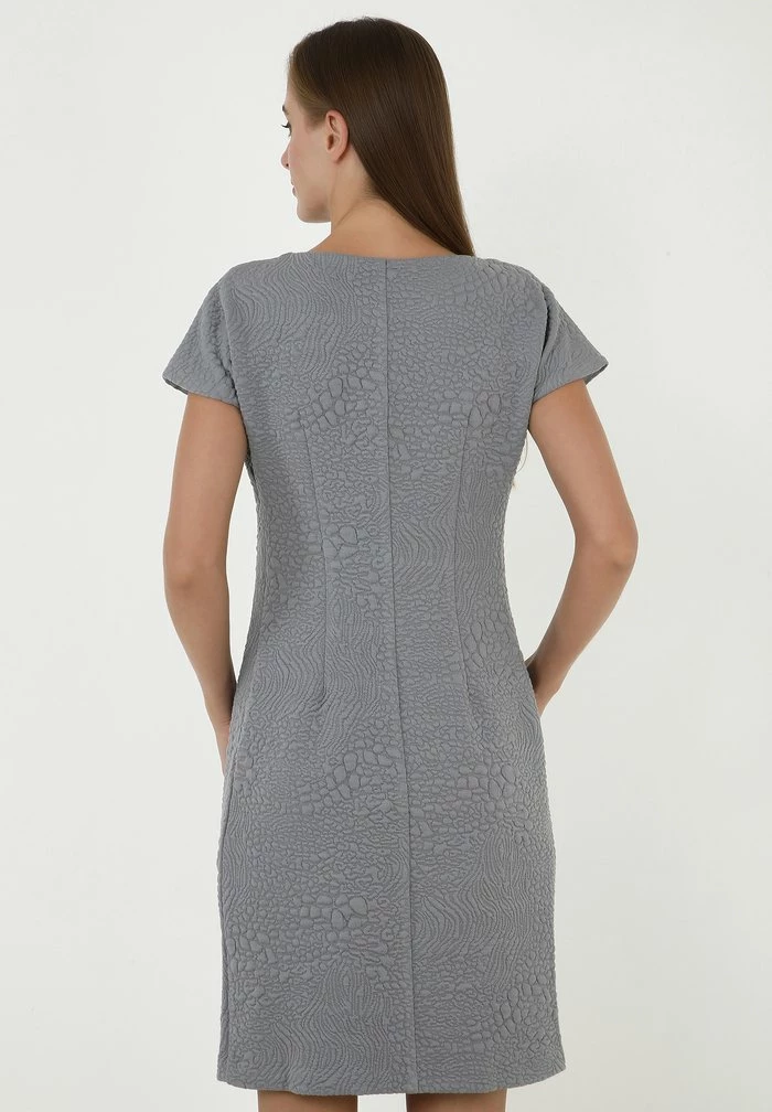 Madam-T BALASHA - Robe Fourreau - Grau 3 Madam-T BALASHA - Robe Fourreau - Grau – Image 3