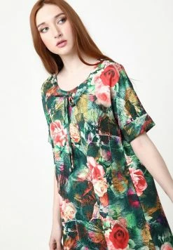 Madam-T LAURA - Robe De Jour - Grün, Koralle -Madam-T Soldes 2022 fb8f939d5b764c64abb856c139ffb333