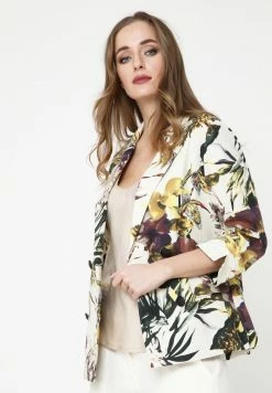 Madam-T SILVANA - Blazer - Milch, Gelb 12 Madam-T SILVANA - Blazer - Milch, Gelb -Madam-T Soldes 2022 fbb2ecf8cb02411db31604e1e9ba5adf