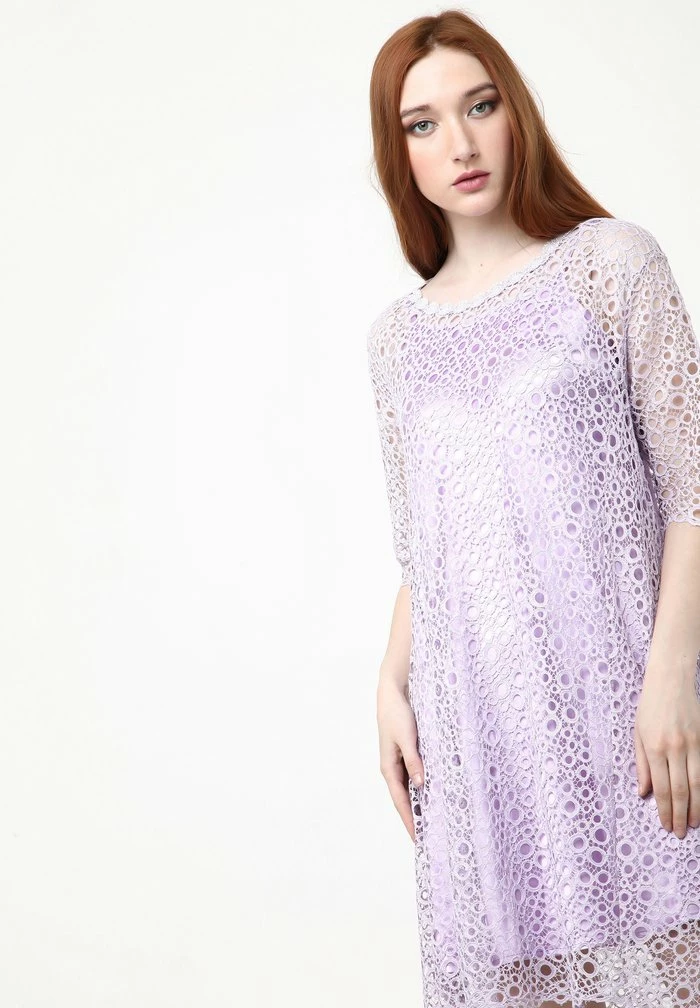 Madam-T SHELBY - Robe De Jour - Flieder 5 Madam-T SHELBY - Robe De Jour - Flieder – Image 5