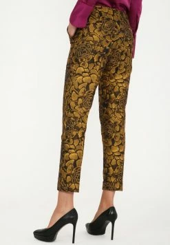 Madam-T MARIO - Pantalon Classique - Schwarz/senf -Madam-T Soldes 2022 fc1ca8c1efde4831991262fd0d3eccc0