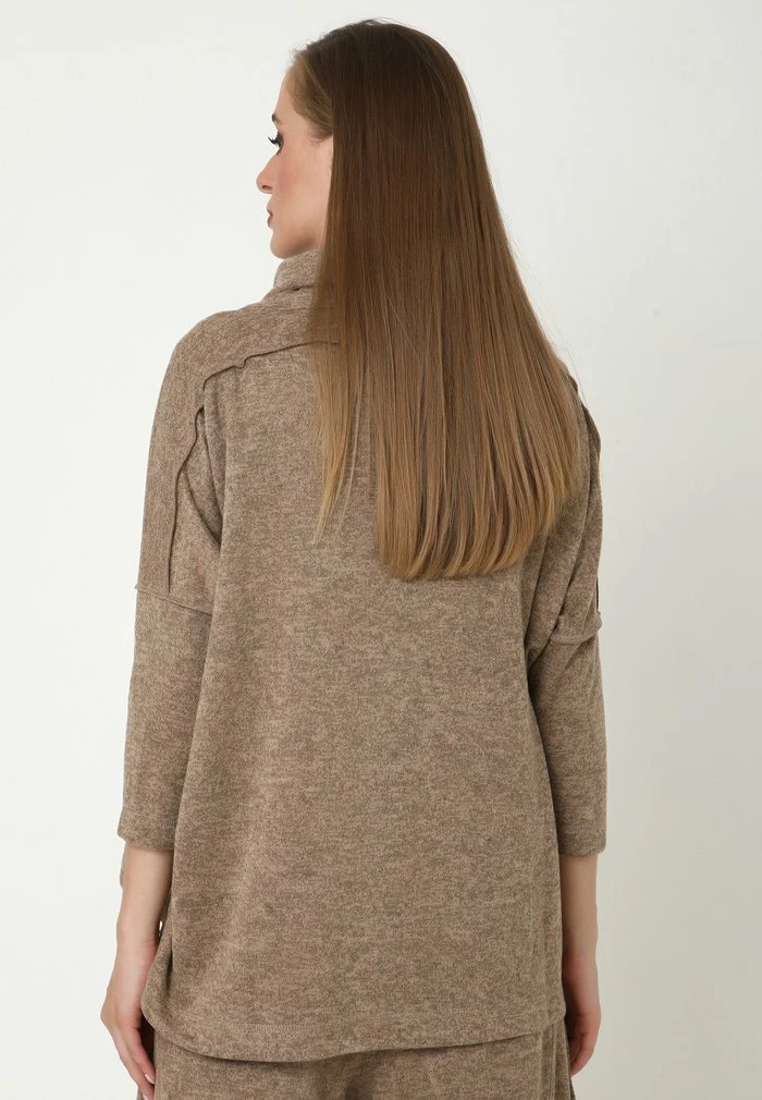 Madam-T SHARON - Pullover - Dunkel Beige 3 Madam-T SHARON - Pullover - Dunkel Beige – Image 3