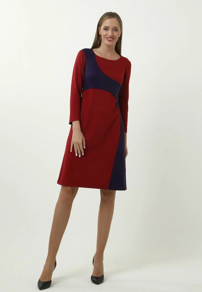 Madam-T OVARA - Robe De Jour - Flieder, Weinrot 3 Madam-T OVARA - Robe De Jour - Flieder, Weinrot – Image 3