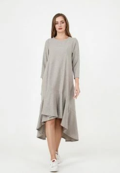 Madam-T Robe De Jour - Hellgrau