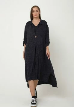 Madam-T GILBERTA - Robe Pull - Blau