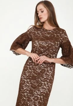 Madam-T Robe De Soirée - Braun -Madam-T Soldes 2022 fcb7d431096b4048800303b53e1b76da