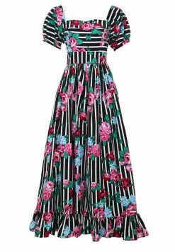 Madam-T FEDERIKA - Robe Longue - Schwarz/rosa -Madam-T Soldes 2022 fcce51d056674de9a2af83303c35ae45