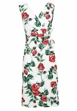 Madam-T MARSIA - Robe De Jour - Weiß Rot -Madam-T Soldes 2022 fd05baa48ed94c7a9ec4948de6ea7dea