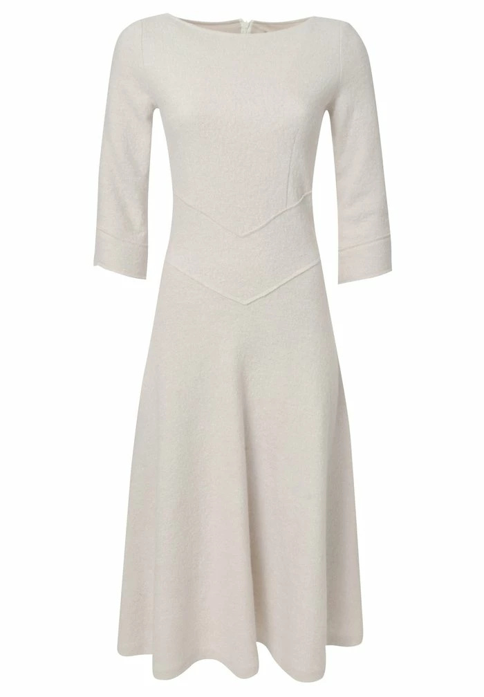 Madam-T YANNA - Robe En Jersey - Creme 9 Madam-T YANNA - Robe En Jersey - Creme – Image 9