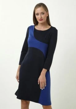 Madam-T OVARA - Robe De Jour - Blau, Indigo