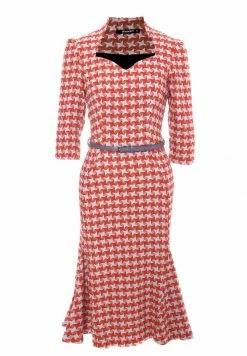 Madam-T LUNA - Robe Pull - Grau, Rot -Madam-T Soldes 2022 fd5616abbd8d498eb5d2e03eddce4459