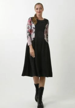 Madam-T PATRICIA - Robe De Jour - Black/light Pink