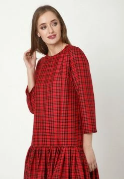 Madam-T OTTILIANA - Robe De Jour - Koralle, Schwarz -Madam-T Soldes 2022 fe35d21164f647648d864655d9fa8d1a