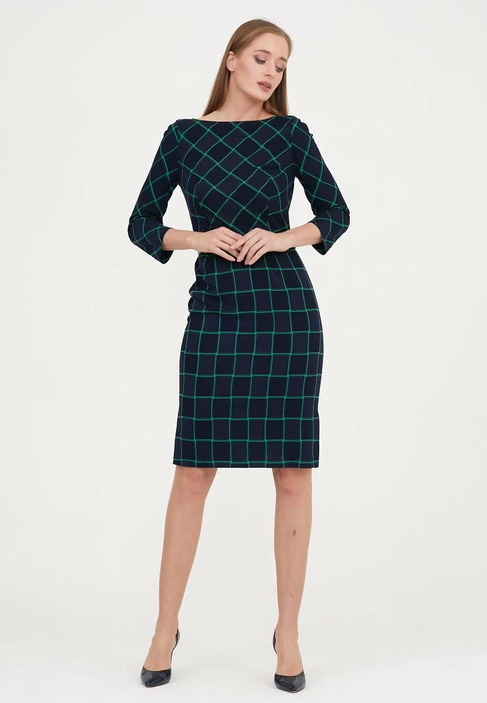 Madam-T MUARA - Robe Fourreau - Blau/grün 2 Madam-T MUARA - Robe Fourreau - Blau/grün – Image 2