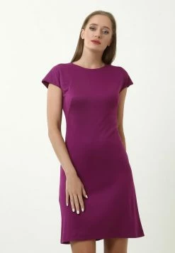 Madam-T CHORUMA - Robe Fourreau - Lila