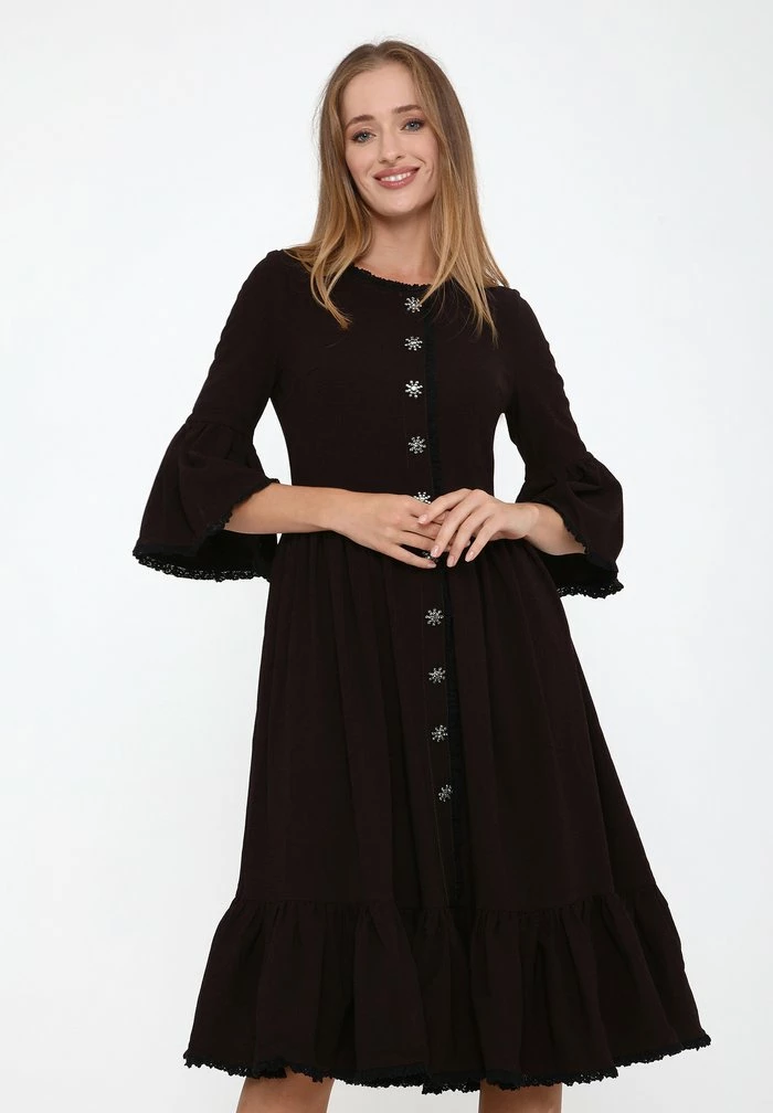 Madam-T CHIARA - Robe Chemise - Braun 1 Madam-T CHIARA - Robe Chemise - Braun