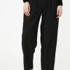 Madam-T Pantalon Classique - Schwarz