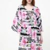 Madam-T YAGAVA - Robe De Jour - Weiß, Rosa