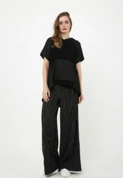 Madam-T KIRA - Tunique - Schwarz/weiß -Madam-T Soldes 2022 ffc21943288743dcad2af0b15cda8aa0